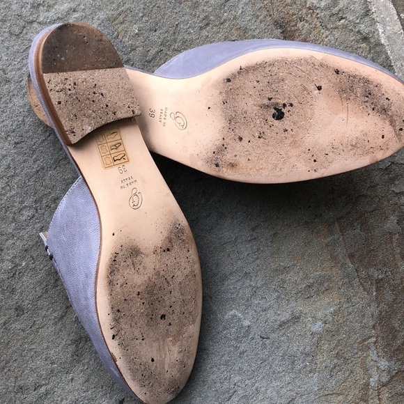 M. Gemi The Docente Flat Mule Loafer Blue Stone 39 - Picture 8 of 14